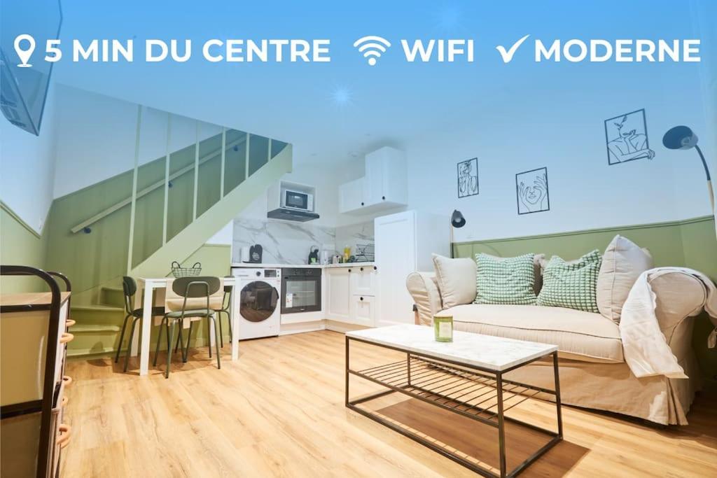 Nouveaute ! Lille T3 Avec Decor Moderne, Wifi Εξωτερικό φωτογραφία